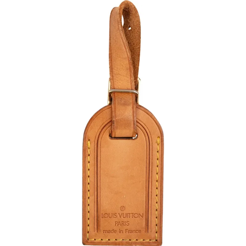 Louis Vuitton Vachetta Leather Luggage Tag