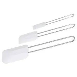 Teigschaber mit weich-elastischem Schaber, Länge gesamt 26 cm