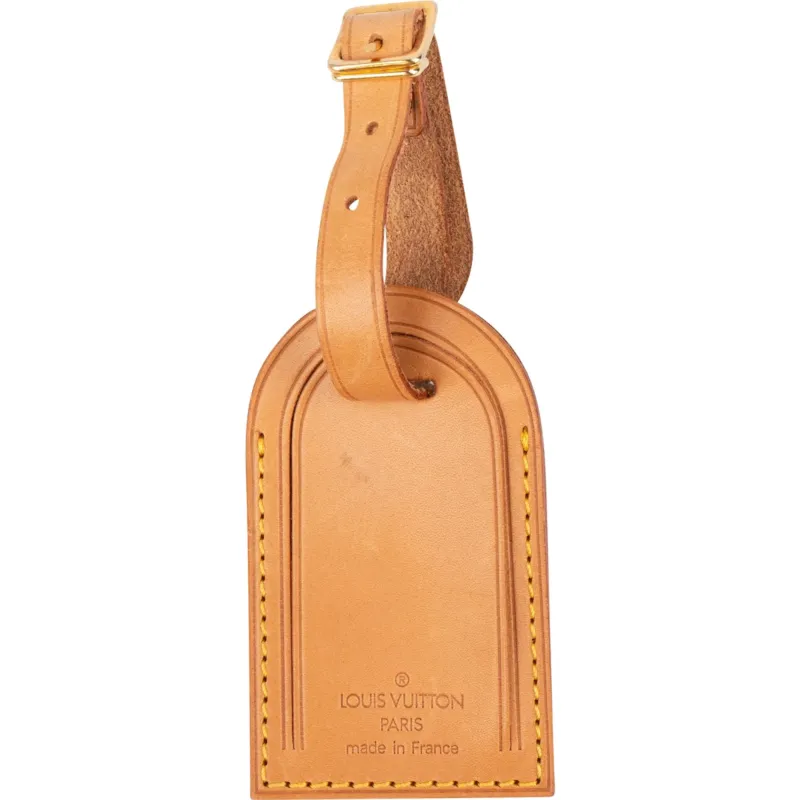 Louis Vuitton Vachetta Leather Luggage Tag