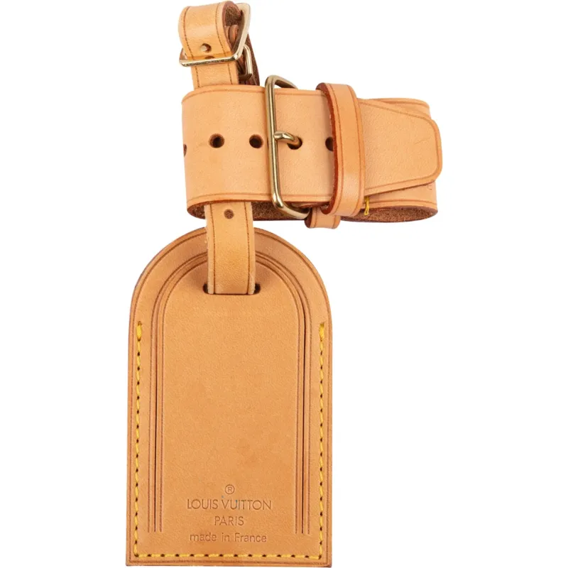 Louis Vuitton Vachetta Leather Luggage Tag Set