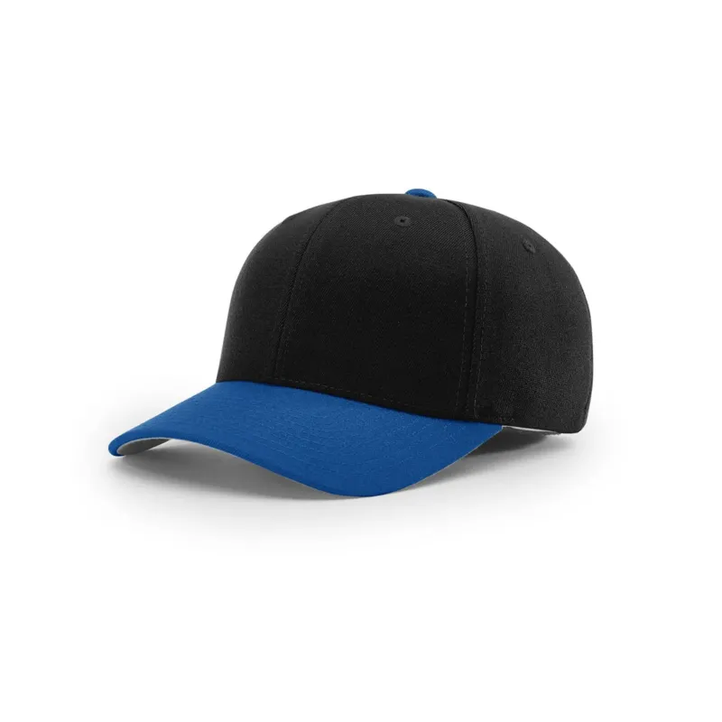 Richardson Black/Royal On-Field Combination Wool Blend R-Flex Cap