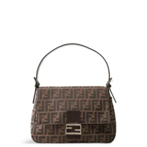 Vintage Fendi Zucca Mamma Bag Brown