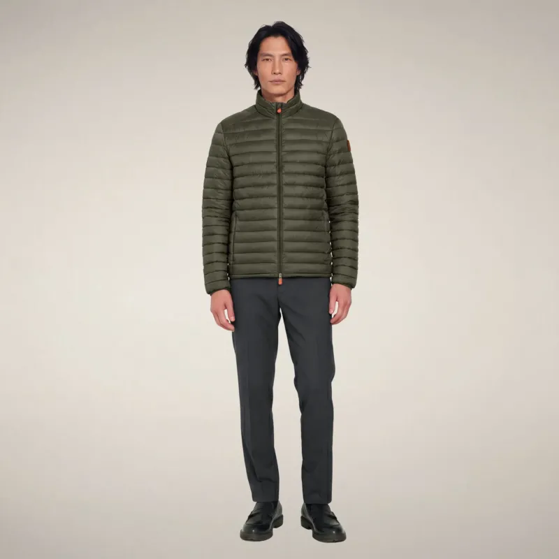 Piumino uomo Alexander verde terra