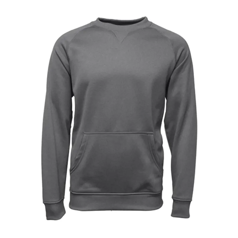 BAW Heather Black Crewneck Fleece Sweatshirt