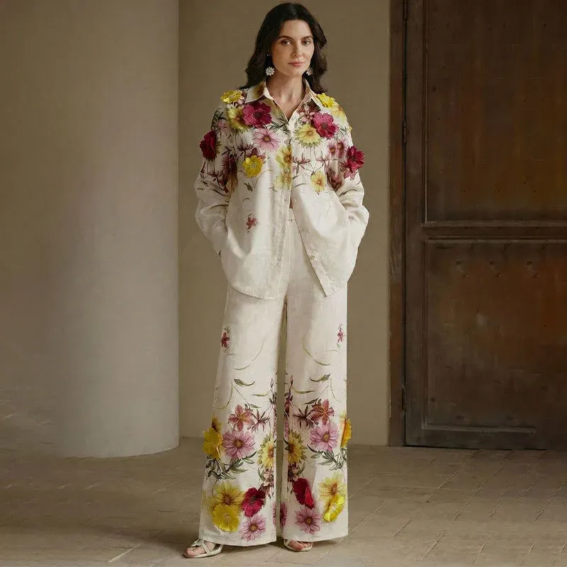 Damen Elegant floral gestalteter Gesamtlook Echo Archiv