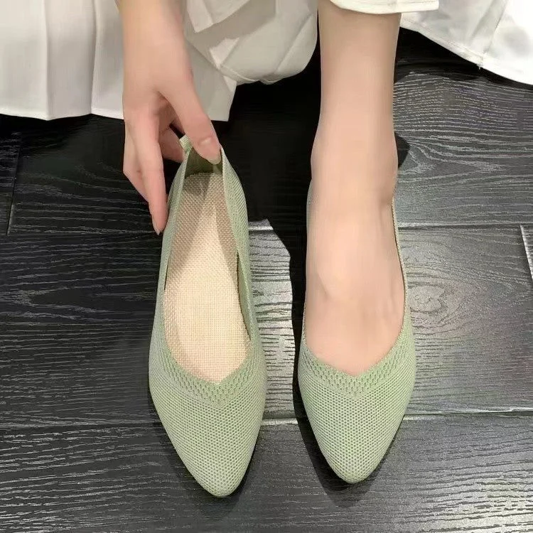 Damen Elegante und Atmungsaktive Ballerinas mit Flexiblem Fußbett – Lioré