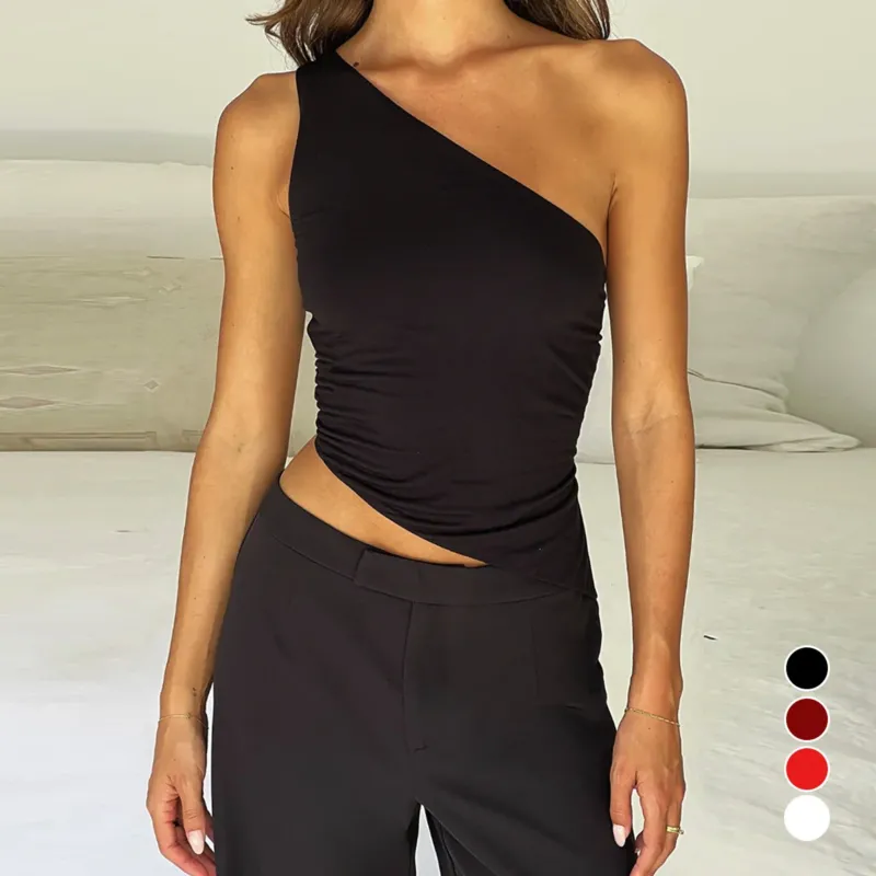 Damen asymmetrisches Top – Orélia