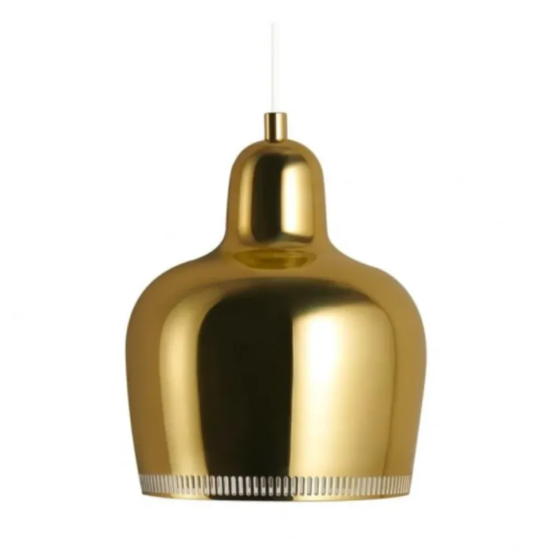 Golden Bell Shaped Nordic Steel Pendant Light